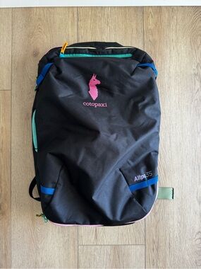 Rare Multi Color Cotopaxi Allpa 35L Del Dia Travel Pack Carry On Backpack Laptop